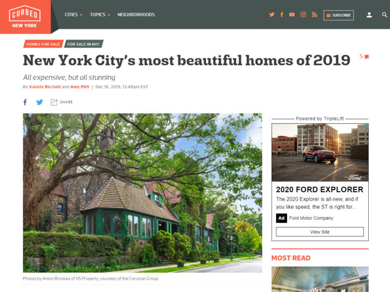 Curbed New York City's Most Beautiful Homes