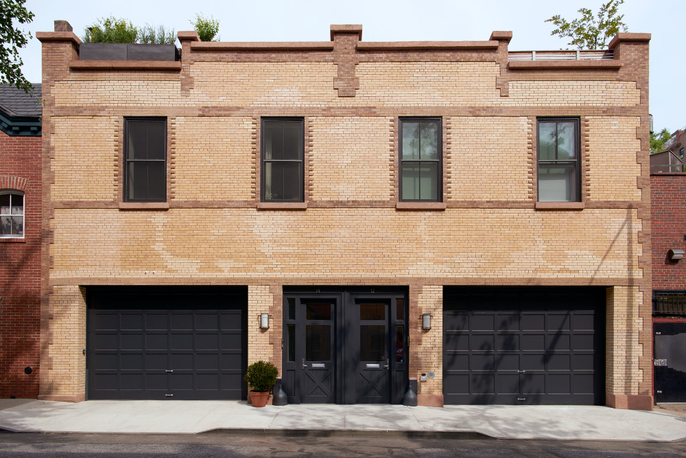 Brooklyn Heights Carriage House, Front Façade by Delson or Sherman Architects PC