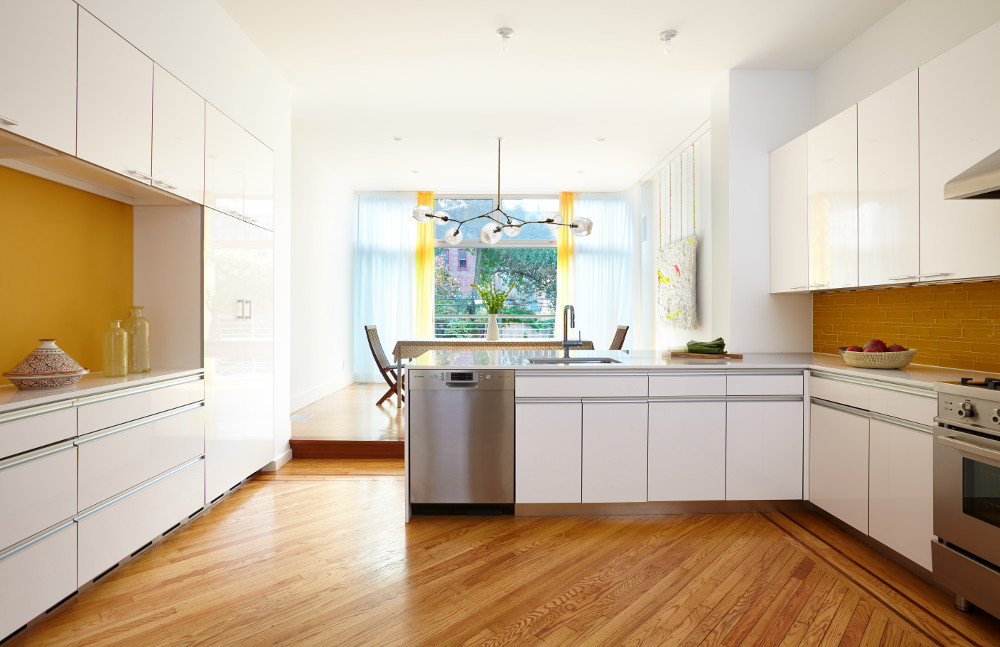 Prospect Heights Addition, Kitchen by Delson or Sherman Architects PC