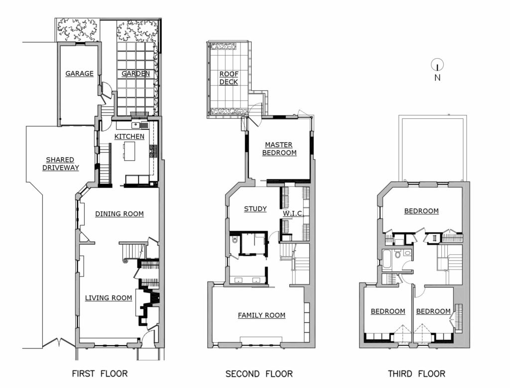 Park Slope Tudor, Blueprint by Delson or Sherman Architects PC