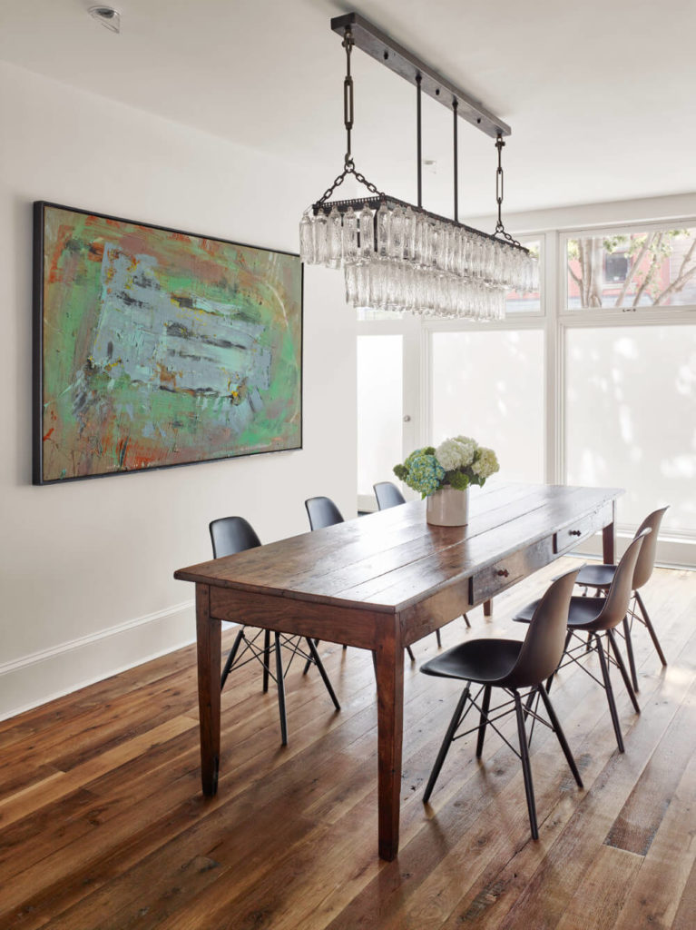 	Greenpoint Row House, Dining Room by Delson or Sherman Architects PC