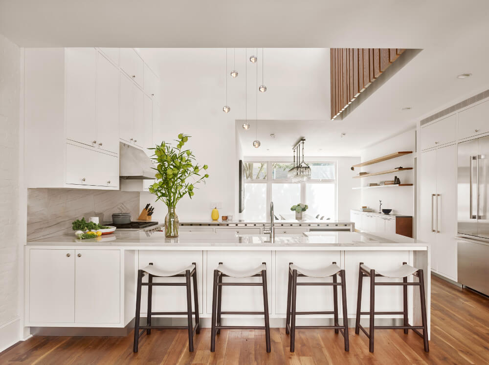 Greenpoint Row House, Kitchen by Delson or Sherman Architects PC