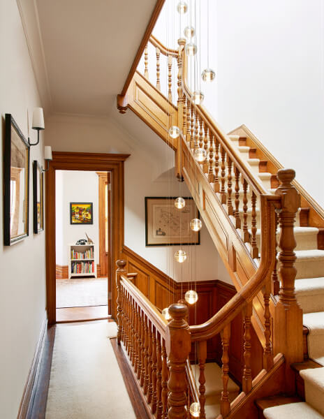 Prospect Park West House, Staircase by Delson or Sherman Architects PC