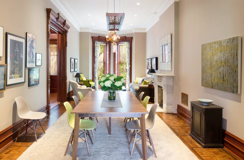 Park Slope Brownstone Renovation, Dining Room by Delson or Sherman Architects PC