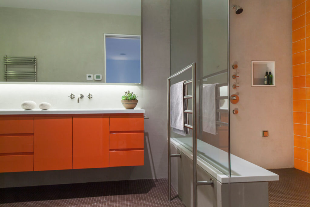 Carroll Gardens Townhouse, Bathroom by Delson or Sherman Architects