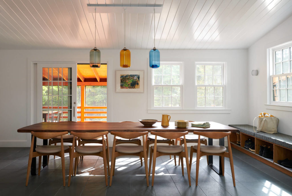 Connecticut House, Dining Room by Delson or Sherman Architects