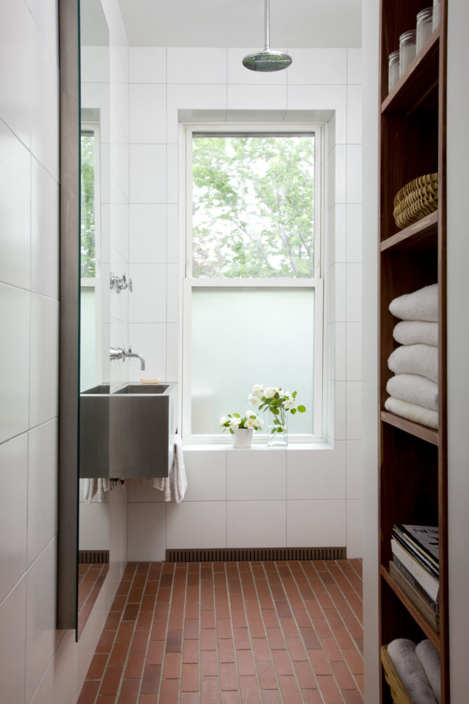 Crown Heights Row House, Bathroom by Delson or Sherman Architects PC