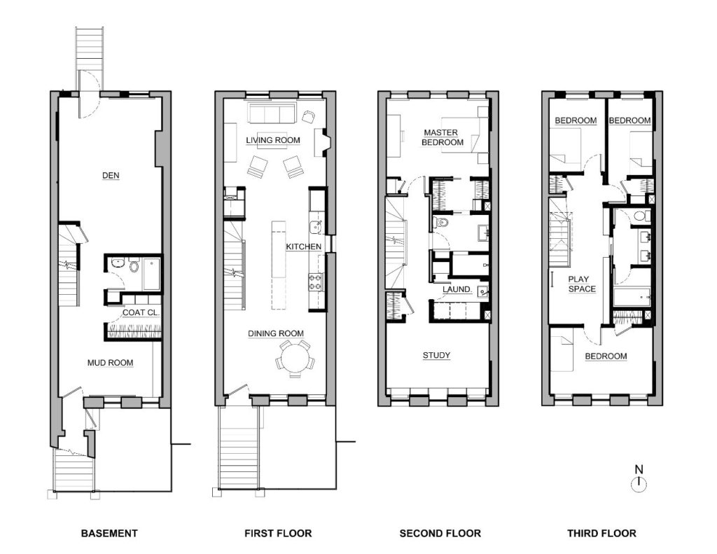 East Harlem Brownstone Blueprint by Delson or Sherman Architects