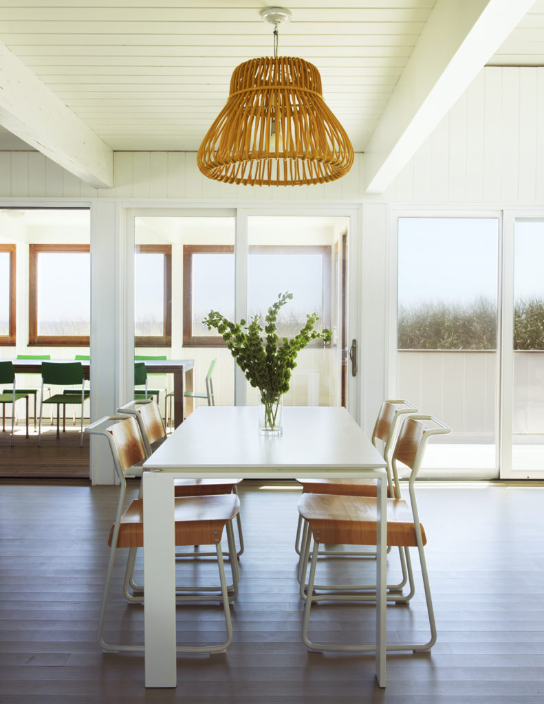 Fire Island House, Dining Room by Delson or Sherman Architects PC