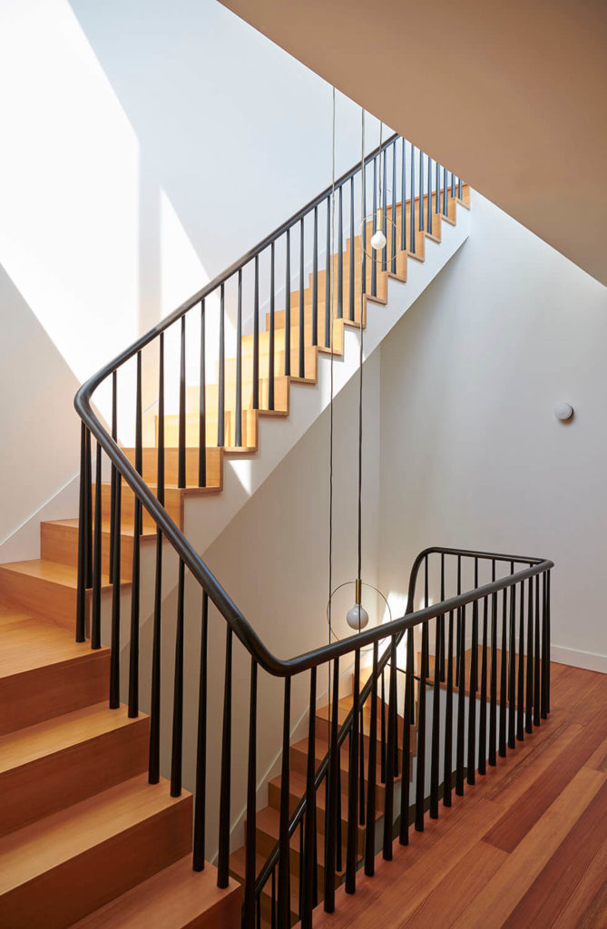 Fort Greene Brownstone, Staircase by Delson or Sherman Architects PC
