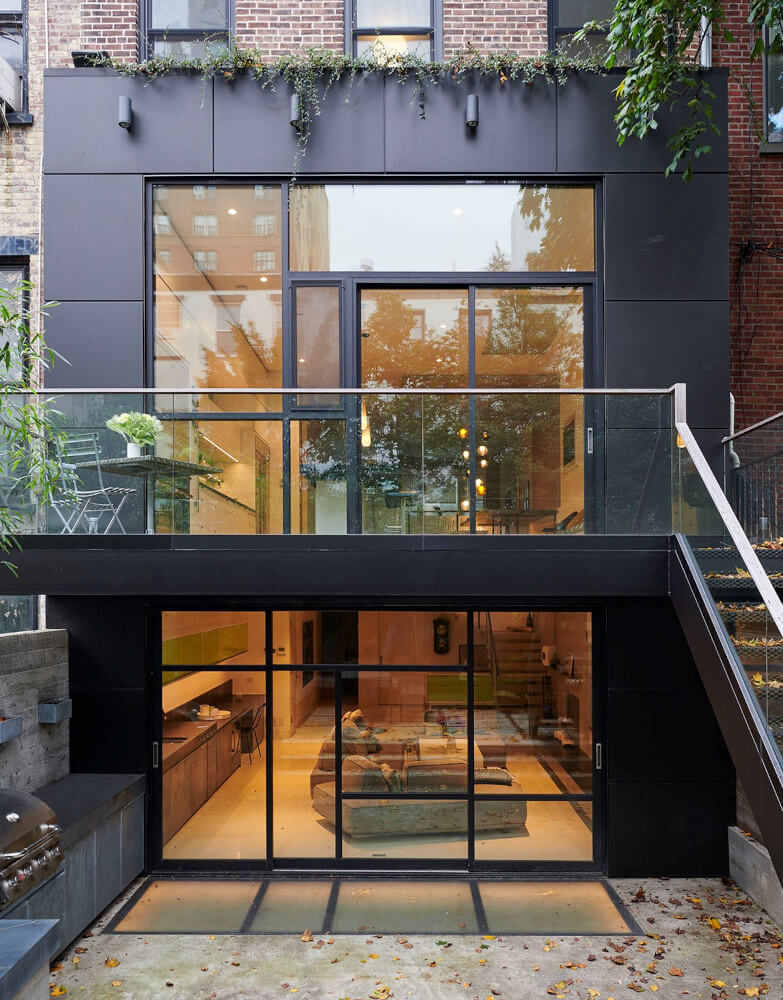 Park Slope Additions Rear Facade by Delson or Sherman Architects