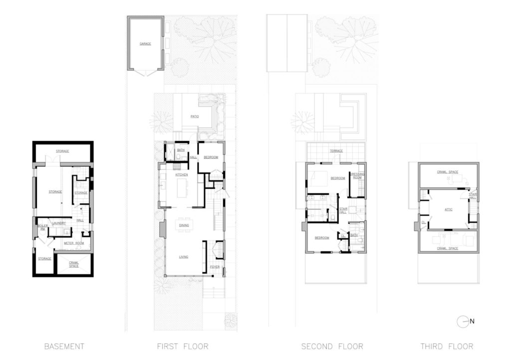 Flushing House Blueprint by Delson or Sherman Architects
