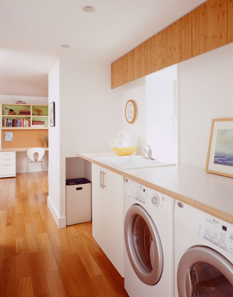 Park Slope Triplex, Laundry Room by Delson or Sherman Architects PC
