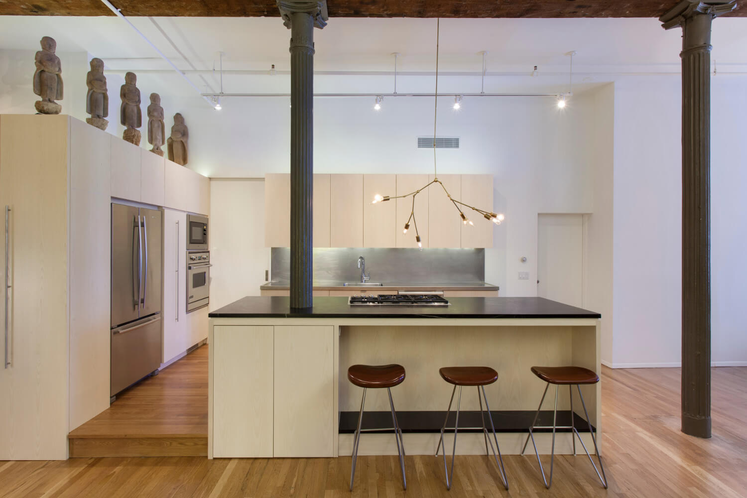 Tribeca Loft, Kitchen by Delson or Sherman Architects