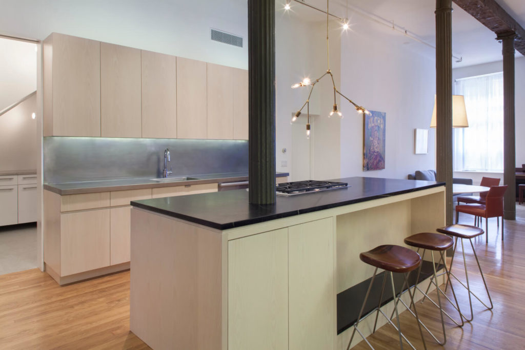 Tribeca Loft, Kitchen by Delson or Sherman Architects
