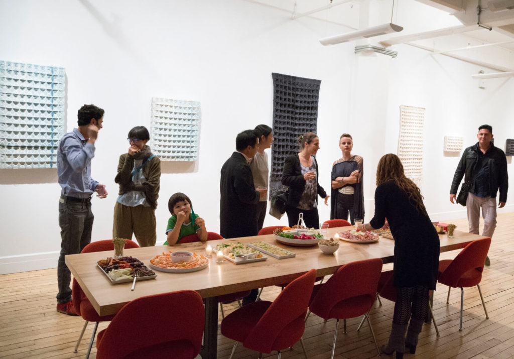 Hiroko Takeda - Woven Office Party at Delson or Sherman Architects PC