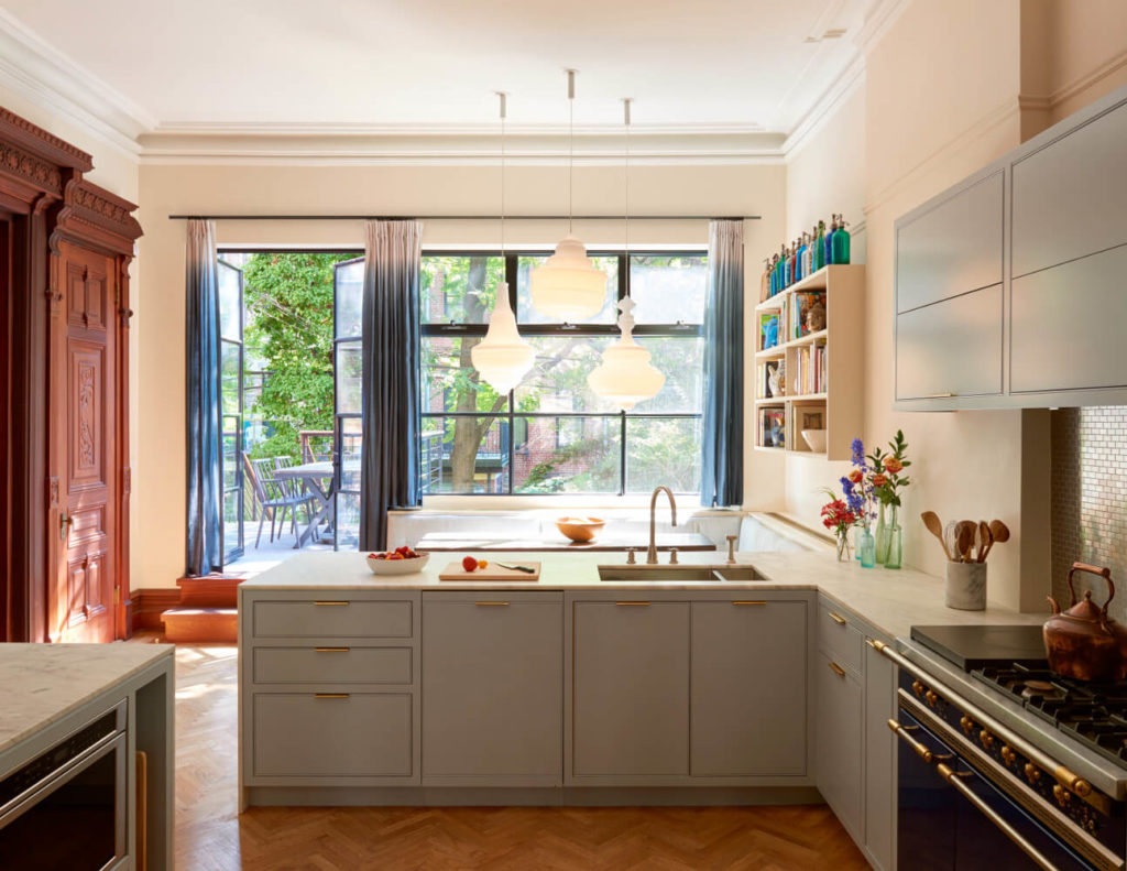 Park Slope Brownstone, Kitchen by Delson or Sherman Architects PC