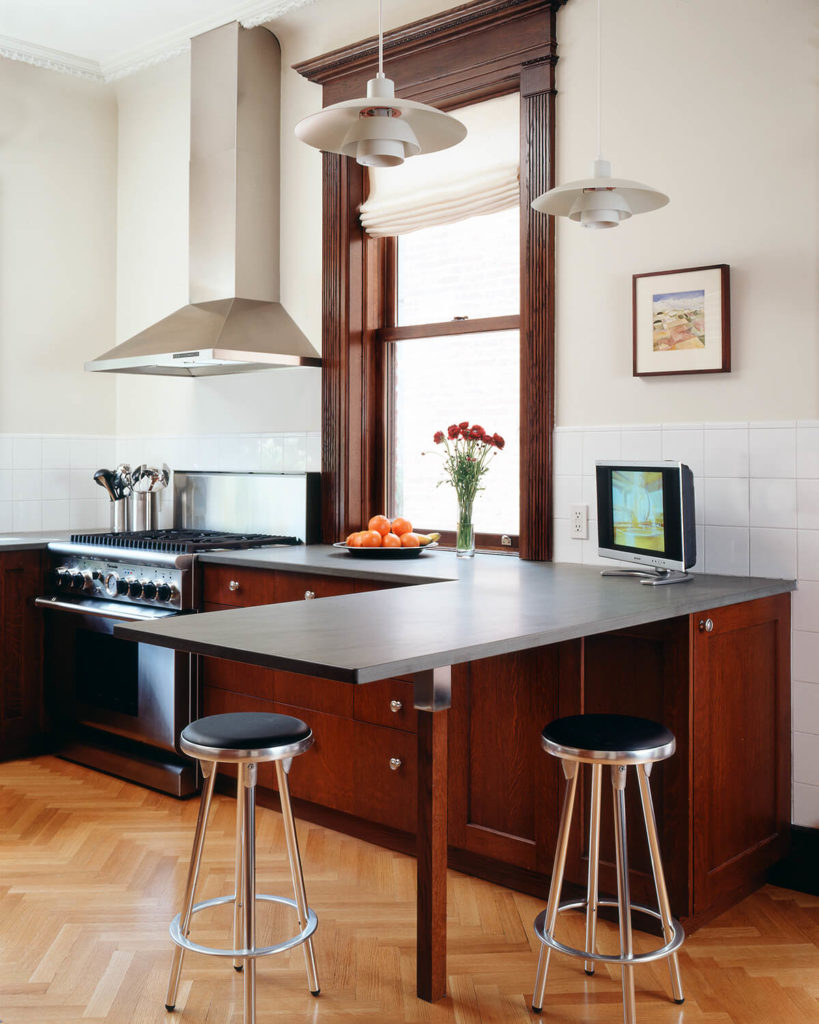 Park Slope Limestone, Kitchen by Delson or Sherman Architects