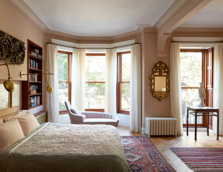 Park Slope Brownstone, Bedroom by Delson or Sherman Architects PC