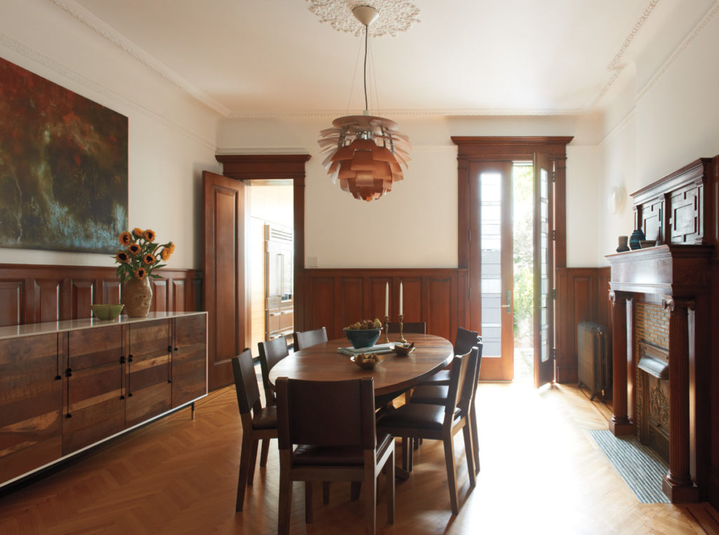 Park Slope Townhouse, Dining Room by Delson or Sherman Architects PC