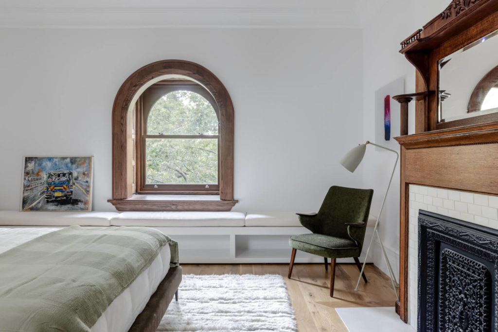 Prospect Heights Brownstone, Bedroom by Delson or Sherman Architects PC