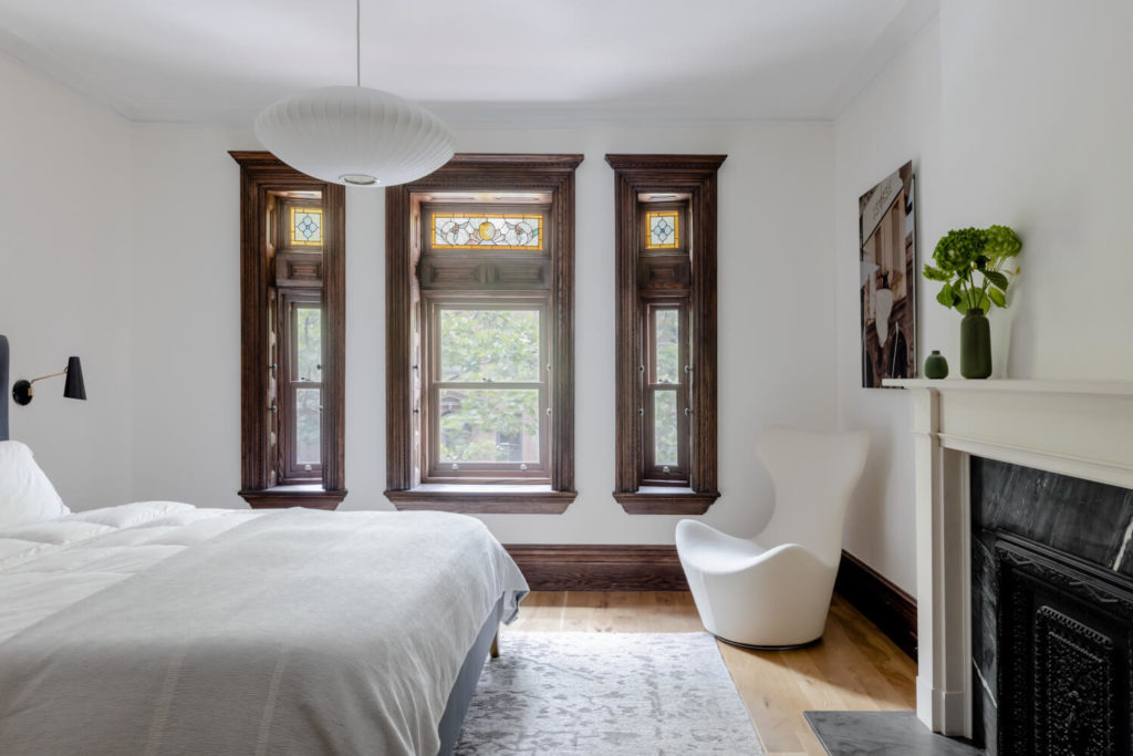 Prospect Heights Brownstone, Bedroom by Delson or Sherman Architects PC