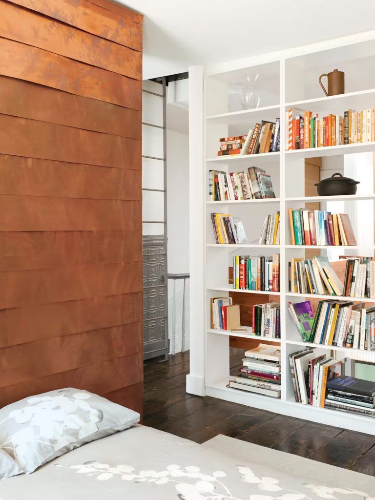 Prospect Heights House - copper wall