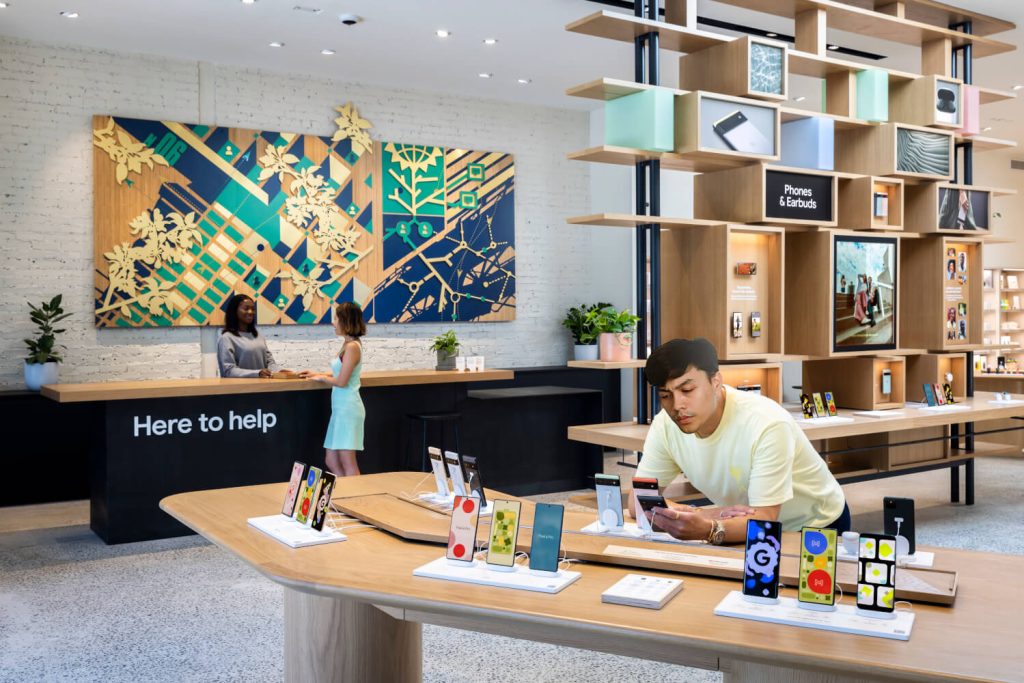 Google Store Williamsburg designed by Delson or Sherman Architects PC